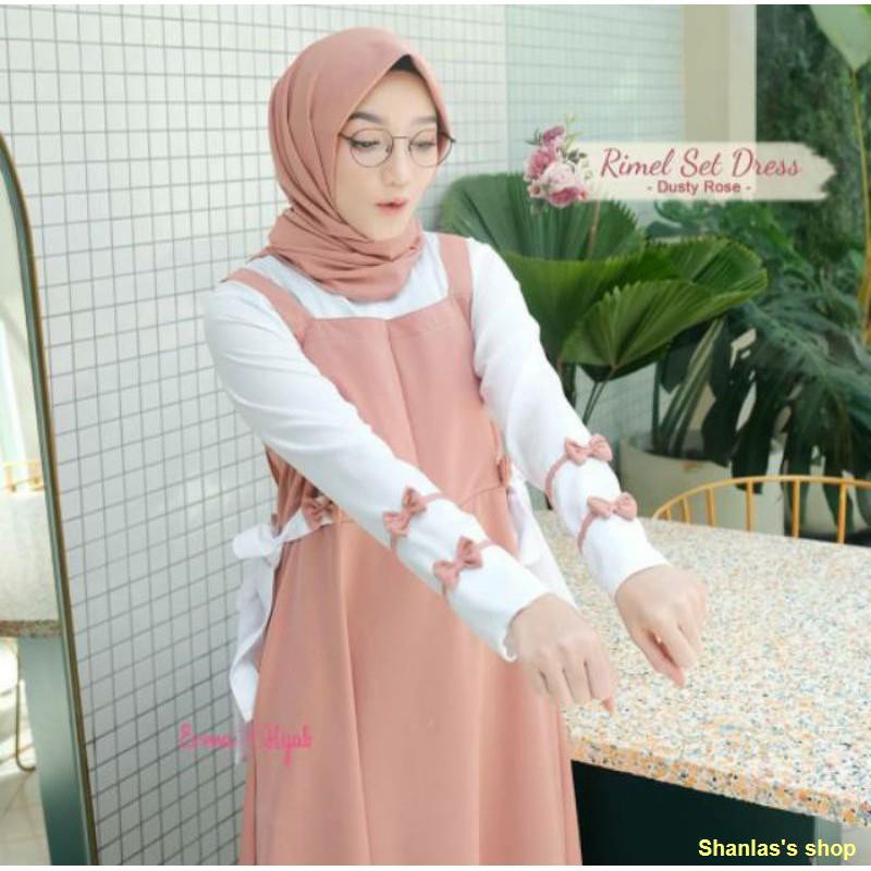 Gamis remaja Pesta Mewah Kekinian Premium Jumbo Syari Wanita Terbaru 2021 Polos Hitam Putih Modern