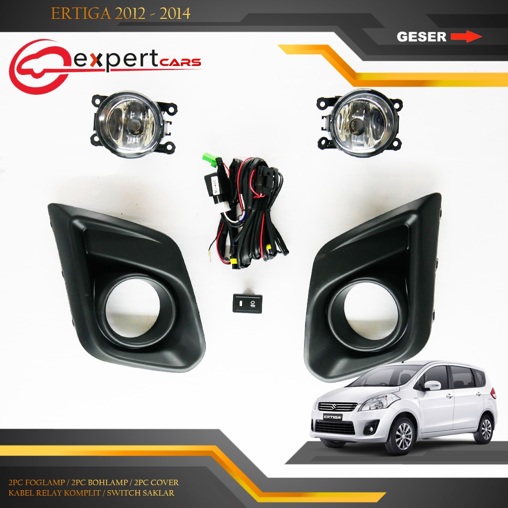 FOGLAMP LAMPU KABUT ERTIGA 2012 2013 2014 GA GX GL