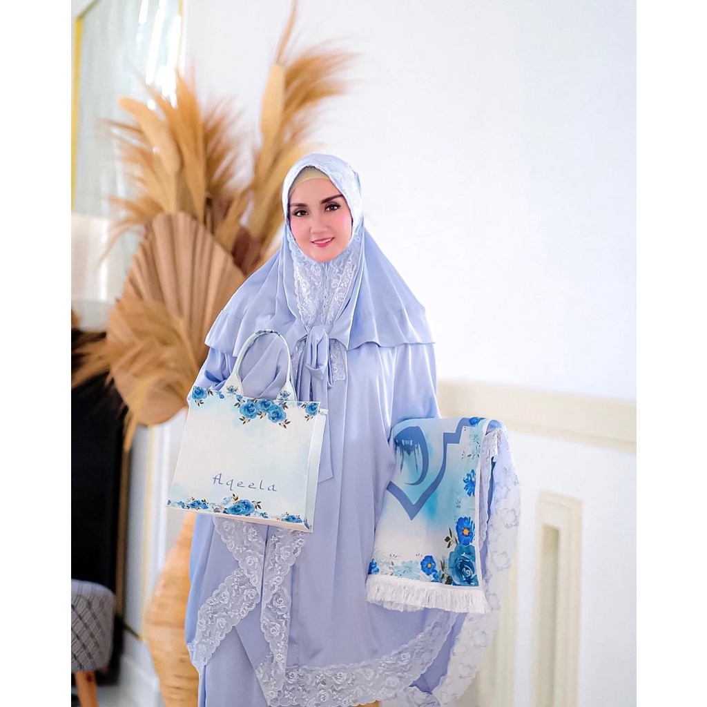Mukena Maryam Biru - Aqeela