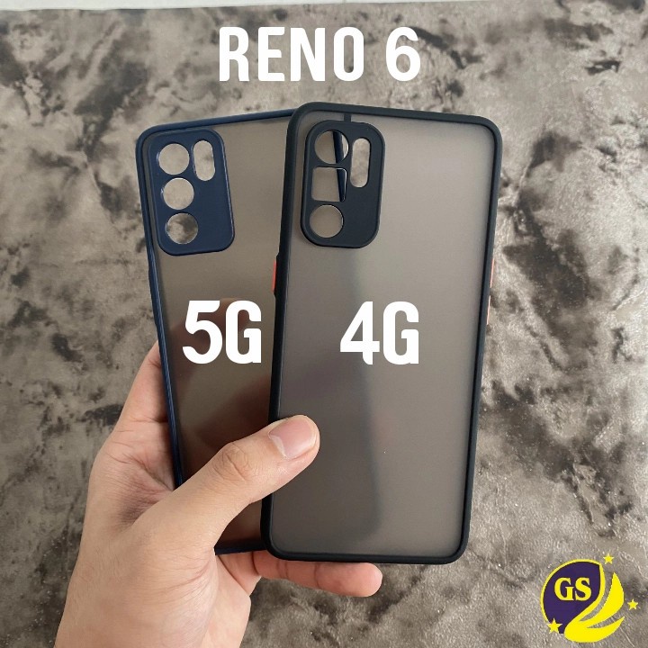 OPPO RENO 6 4G / RENO 6 5G Case Dove + Kamera Matte Transparan Slim Fuze Macaron