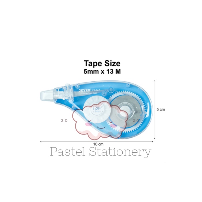 Correction Tape Tip X - Tip Ex Kertas Roll Joyko CT-567