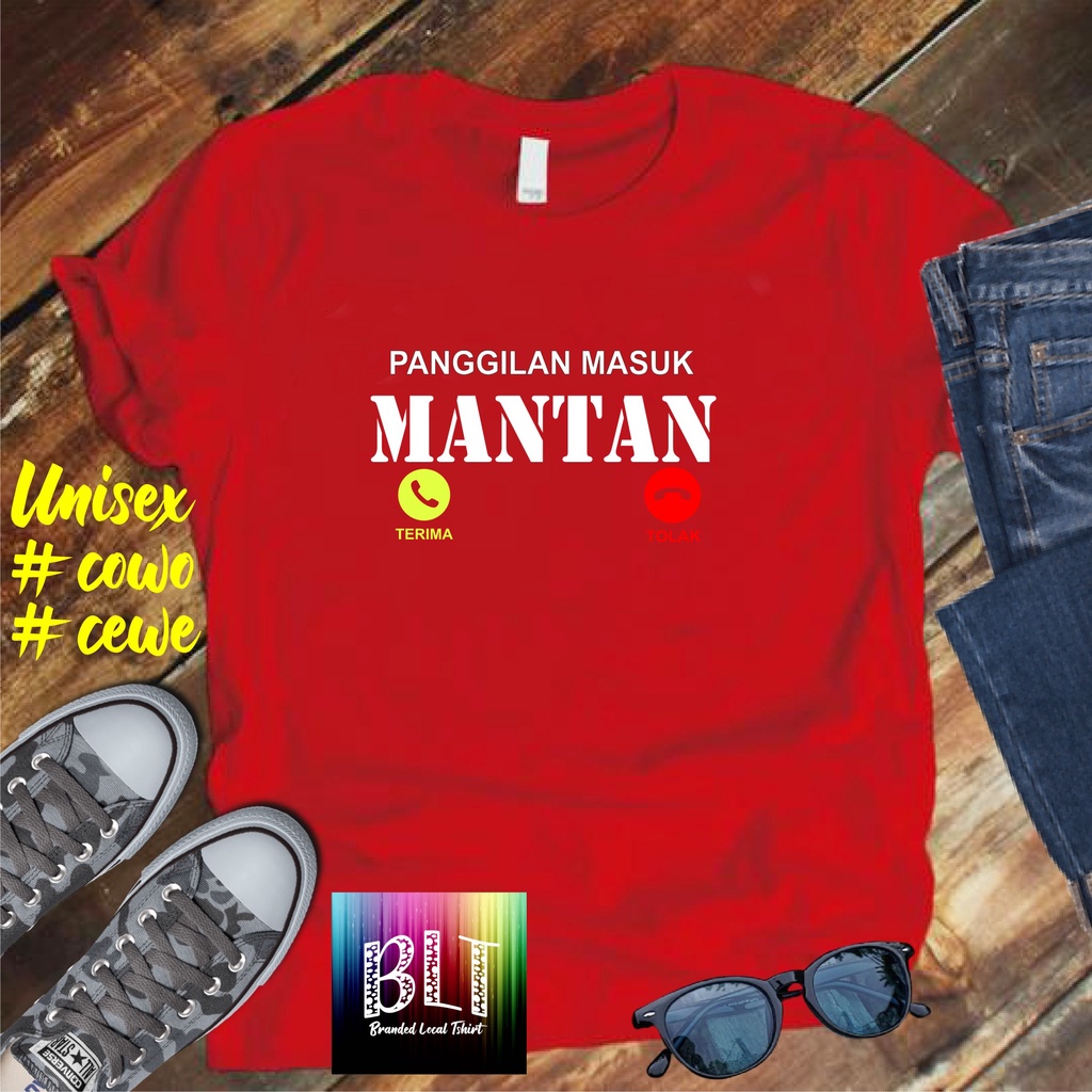 Cod Diskon Promo Gratis Ongkir Kaos Panggilan Mantan / kaos pria kaos murah wanita pria distro