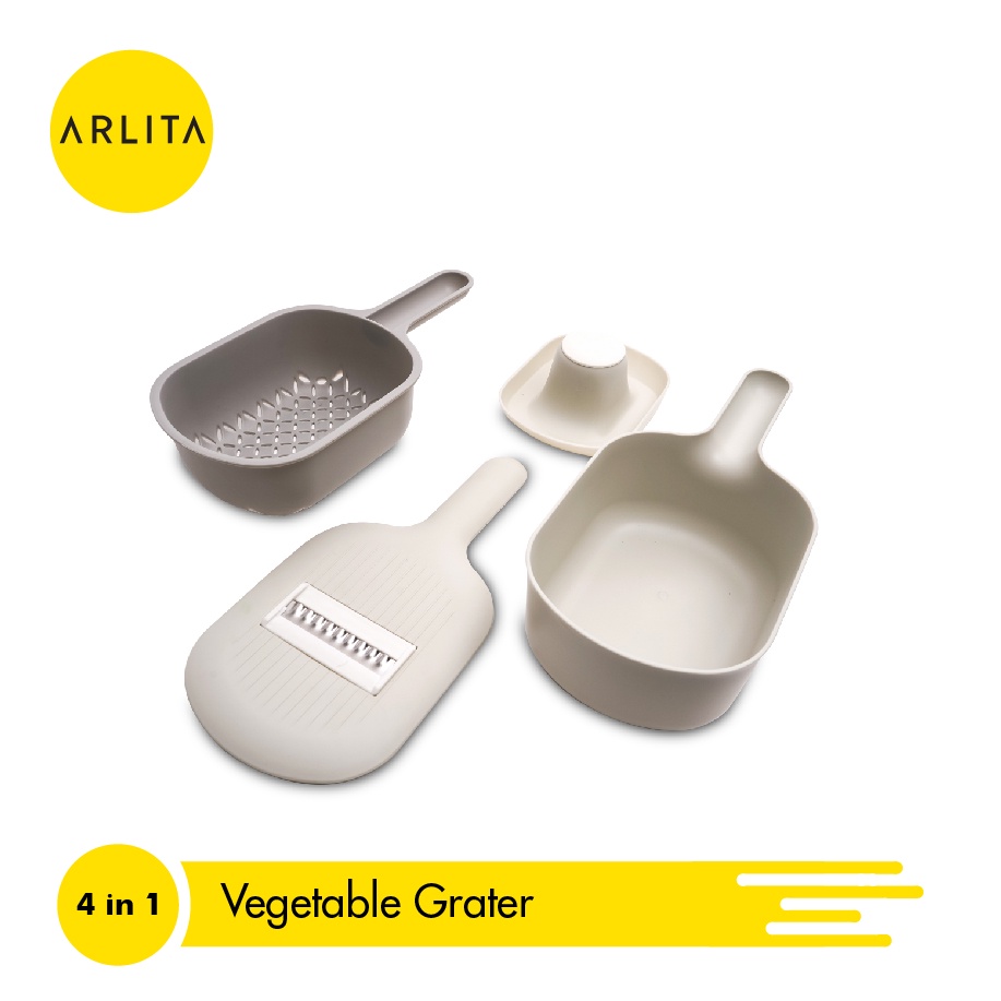 ARLITA VEGETABLE GRATER 4 IN 1 AVG-41 Parutan atau Pemotong Sayur Multifungsi