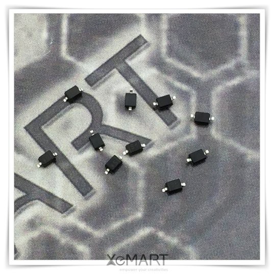 Dioda 1N5819 5819 Schottky Barrier Diode SMD SOD-323