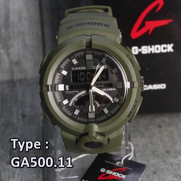 TERMURAH  MODEL TERBARU ... G Shock Casio GA500 Frogman Rangeman Hijau Green Army . jam tangan pria