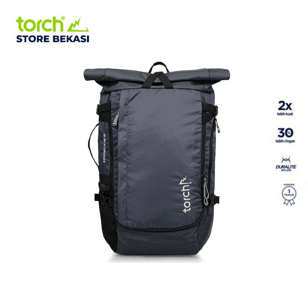 Torch Bekasi Tas Travel Backpack Kushima Nine Iron Grey - 35 Liter
