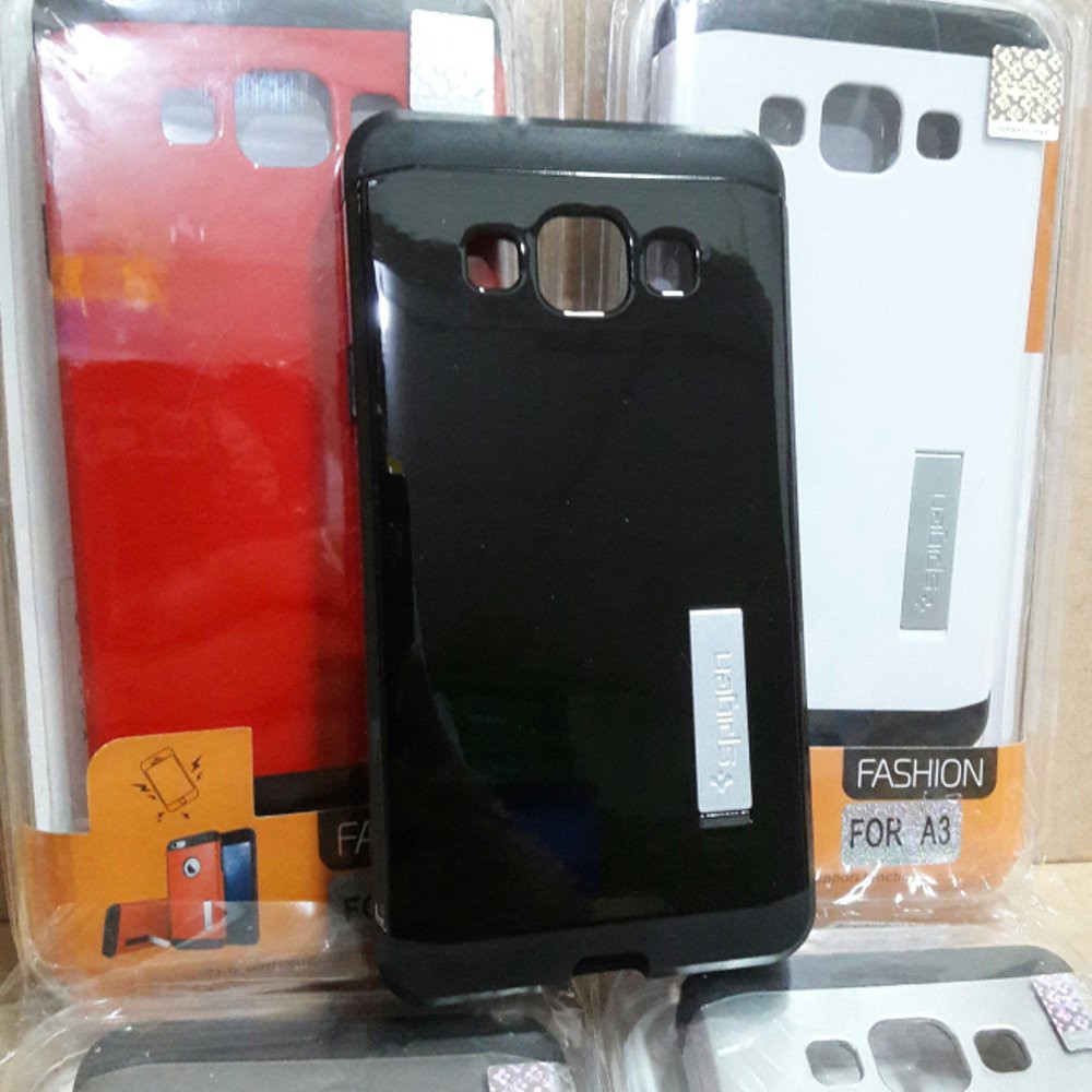 promo SPIGEN SAMSUNG A3 MURAH  SAMSUNG A3 Spigen Standing Samsung A3 / Cover Case A 3 / Spigen St