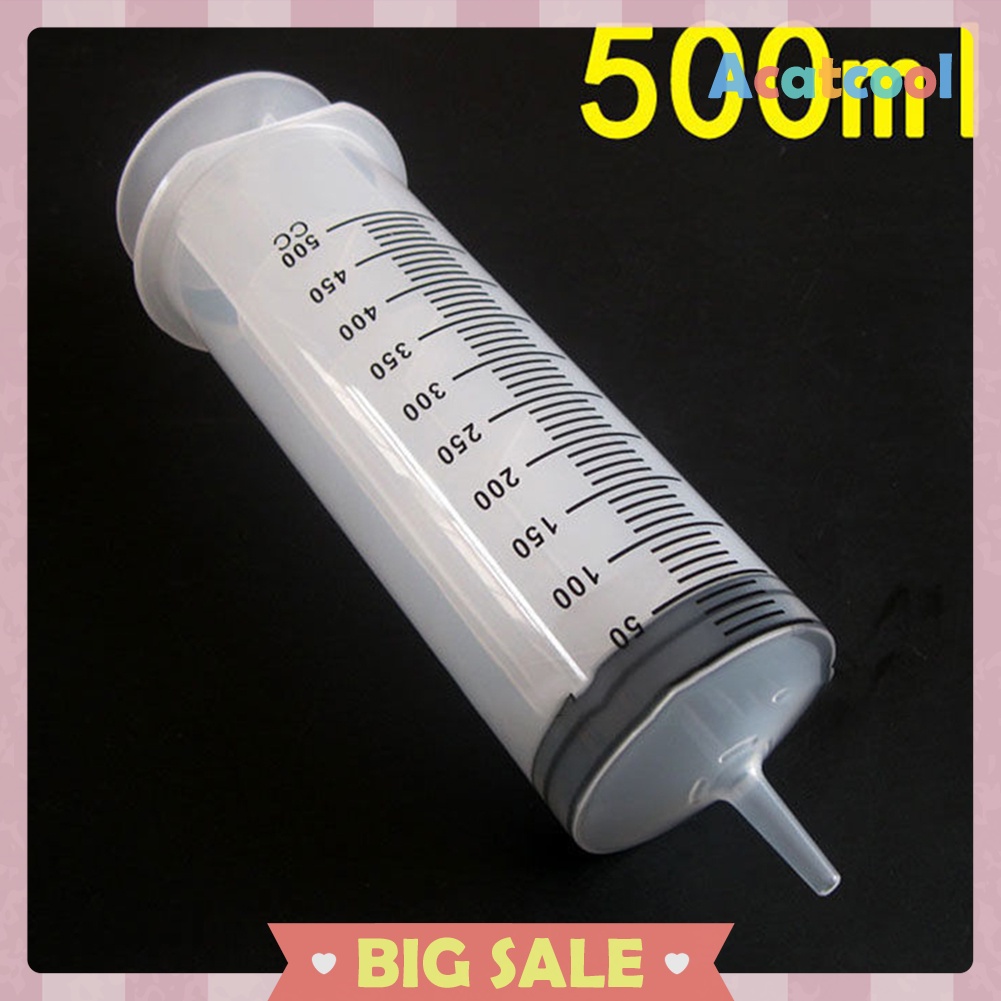 500ml Large Capacity Feeding Medicine Syringe Veterinary Pet Dog Syringe