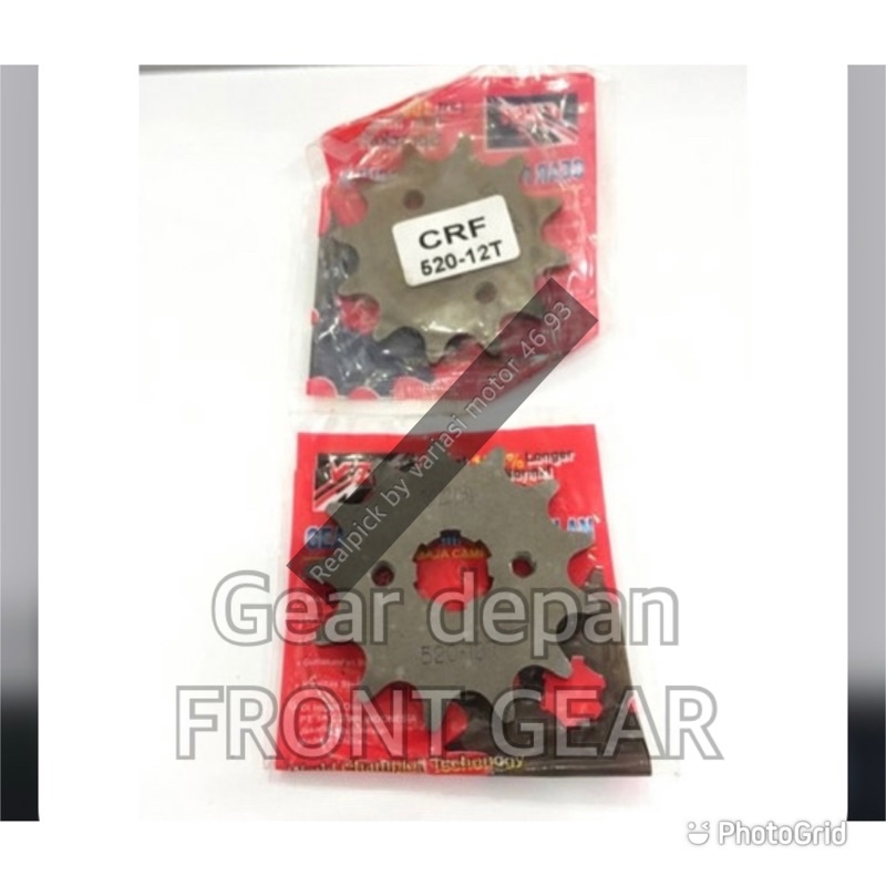 gear depan 520 crf 150l 520/12-13 gear depan 520/12-13 crf 150l gear 520 crf 150l vzm original