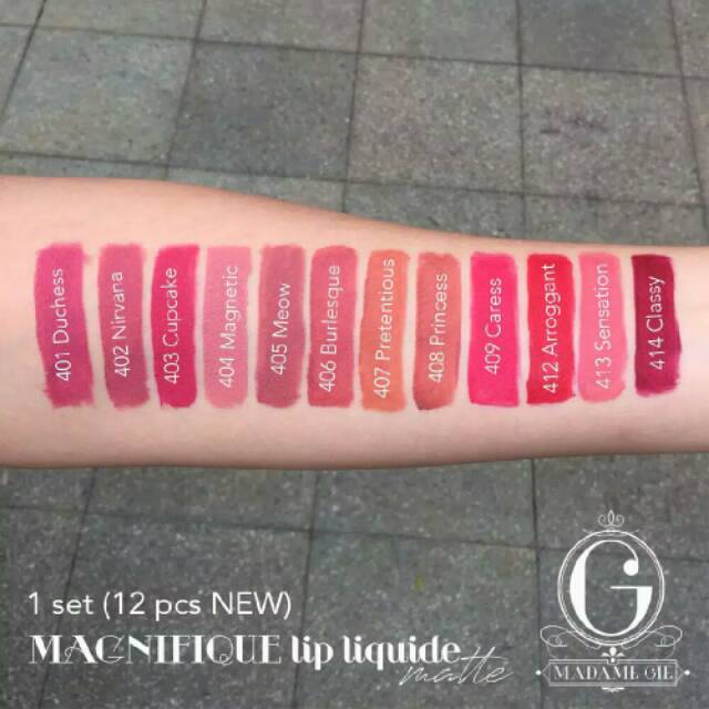 ☃️Cutezz_Ching1☃️Madame Gie Magnifique Lip Liquide Matte Lip Cream Classic Series