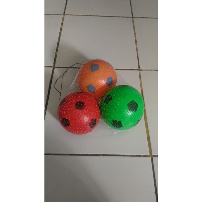 Bola Karet Motif Sepak Bola Lembut Aman Murah Berkualitas