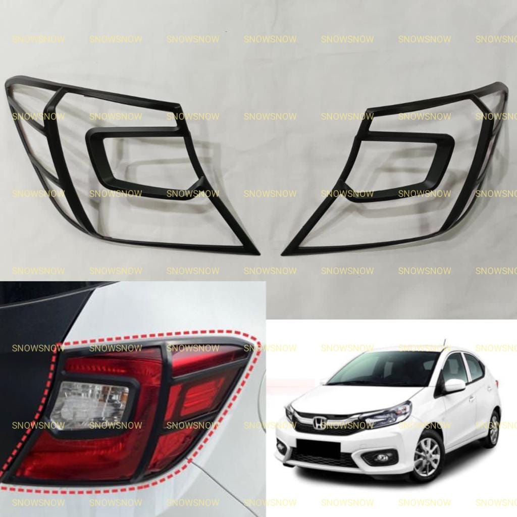 Paket Garnish Depan Belakang Outer Handle Tank Cover All New Brio 2018 2020 2022 UP Hitam Doff