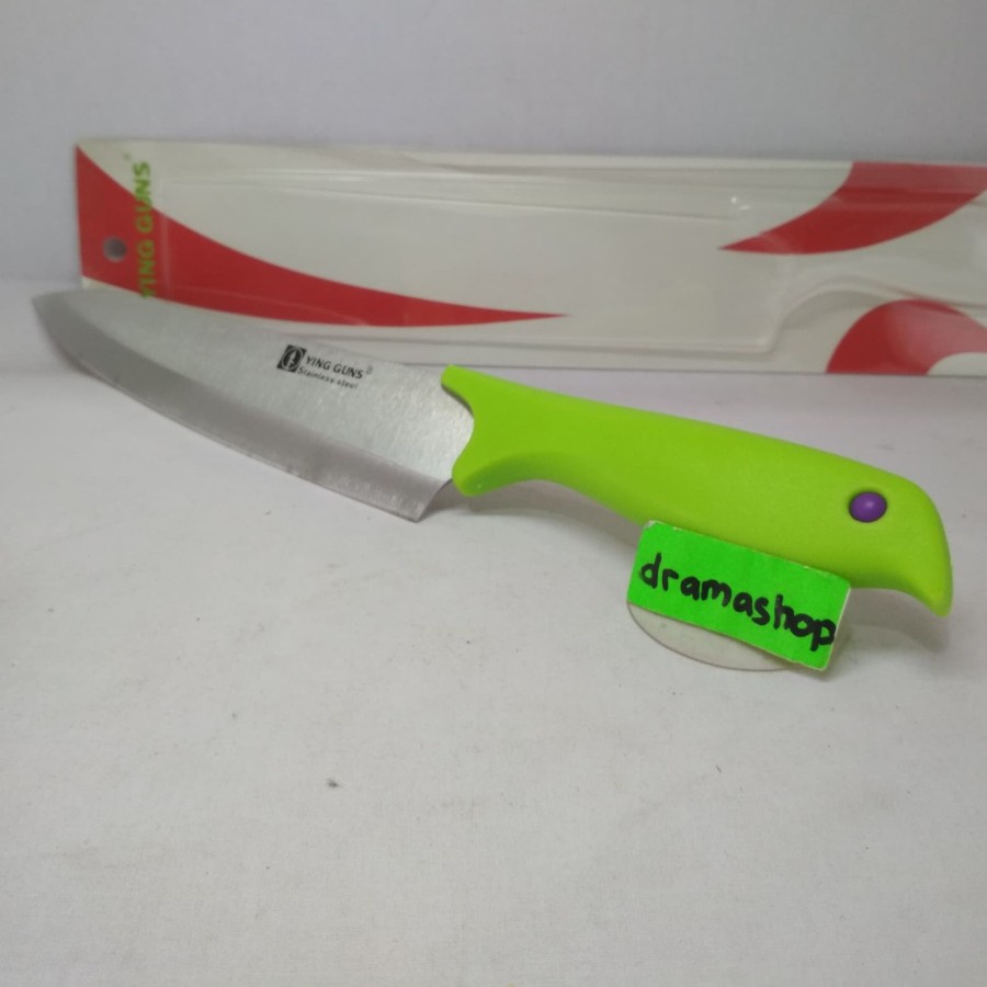 

Pisau dapur 8" 8 inch gagang warna