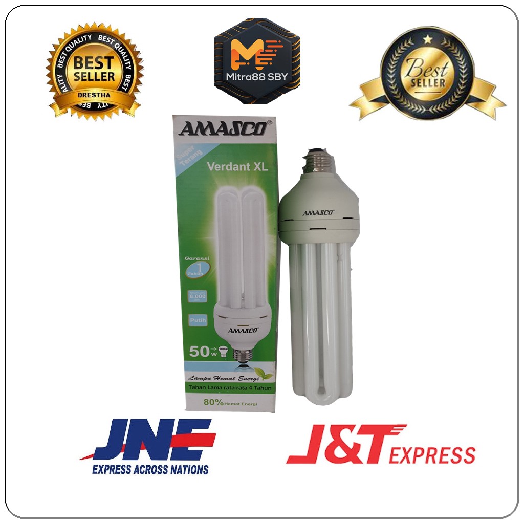 Mitra88sby Bola lampu bohlam PLC  JUMBO Amasco lampu tabung