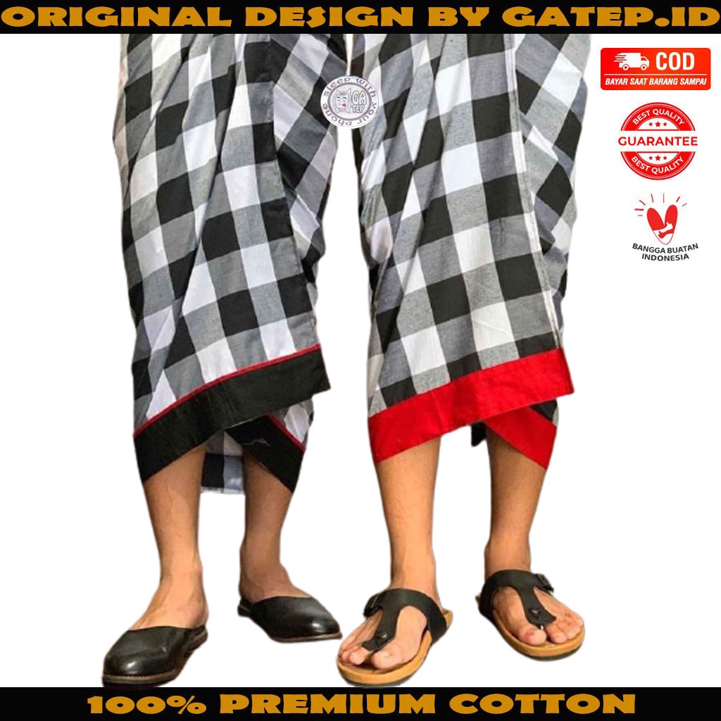 Saput Bali Pria Murah Kotak Kotak Poleng