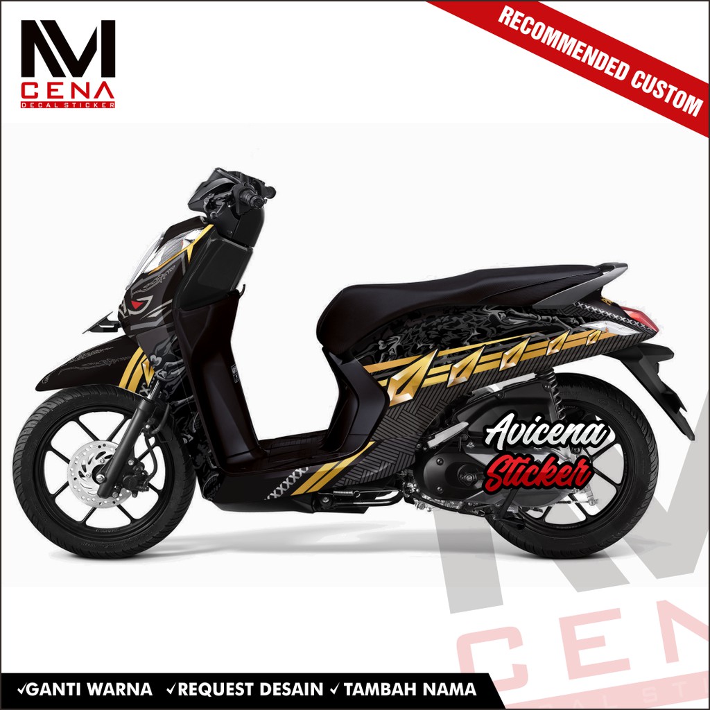 Sticker Decal Honda Genio Decal Sticker Genio Sticker Striping Decal Genio Full Body bp