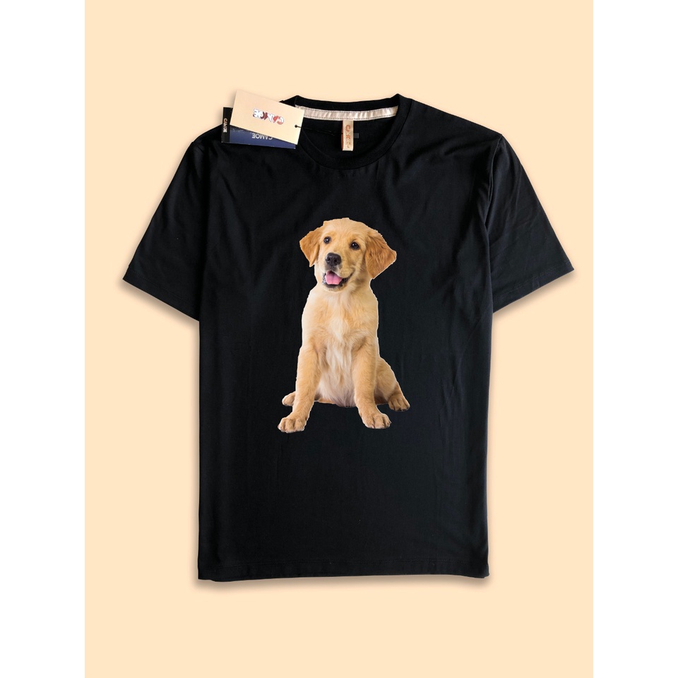 Kaos Tshirt Anjing Dog Breed Golden Retriever