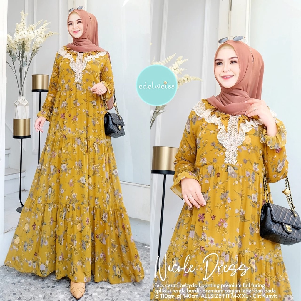 NICOLE DRESS / EDELWEISS