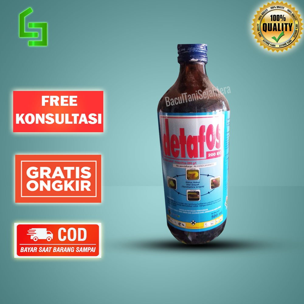DETAFOS 200 EC 500 ml INSEKTISIDA hama kutu daun Myzus persicae