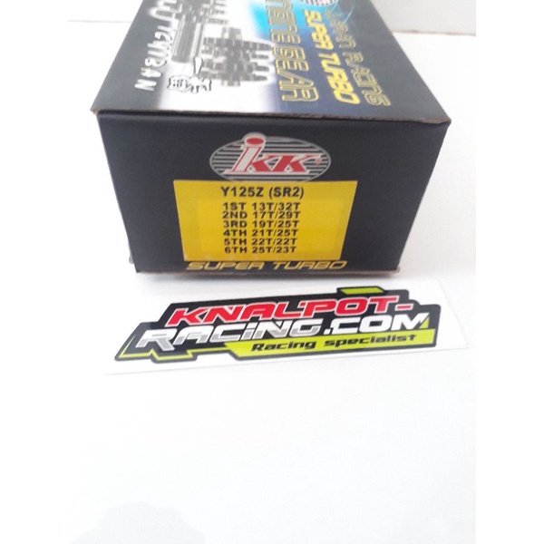 Gigi Rasio IKK Yamaha Y125Z SR2 IKK