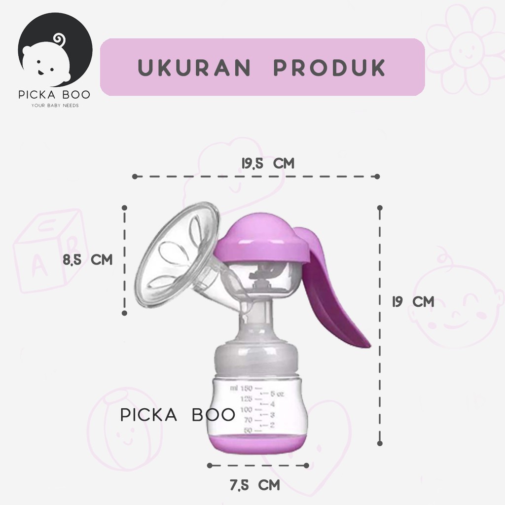 PICKA BOO Pompa Asi Manual Breast Pump