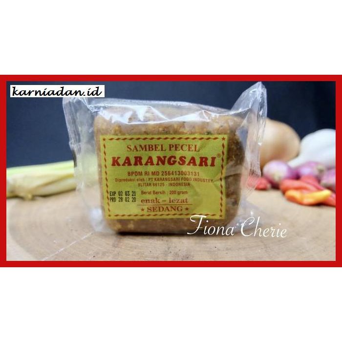 

Aneka-Sambal- Bumbu Sambal Pecel Karangsari 200Gr -Pedeeeeeezzzzzzz.