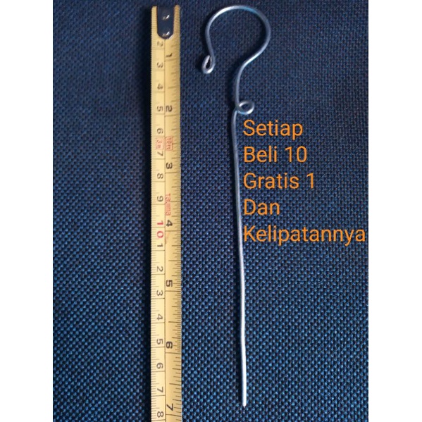 Paket 11pcs Kawat Gantungan Pot Cantolan Pakis Pinus Media Tanaman Bunga Hias Anggrek Hoya Asesoris 