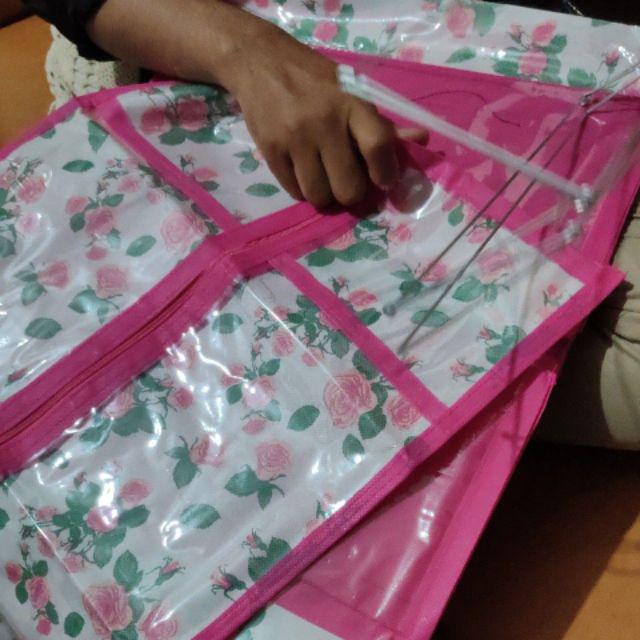 Promo! Murah Rak Set 3in1 Rak Gantung Hanger Jilbab, Sepatu Dan Tas Tanpa Resleting Hso Hjo Hbo