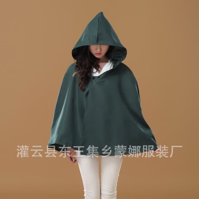 CC-05 jubah attack on titan aot cloak eren levi cosplay costume kostum