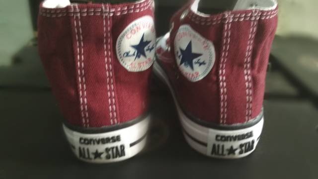 Sepatu Converse Anak Maroon Model Tinggi / Sepatu Anak Laki-laki / Sneakers Anak / Sepatu Sekolah Anak / Sepatu Allstar Anak / Sepatu Anak