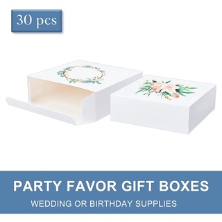 BeeBeecraft 30~50 Pcs Fold Paper Box Kraft Paper Box Bridesmaids