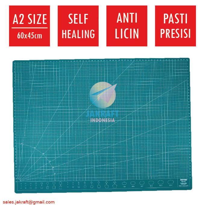 

Cutting Mat A2 JOYKO (60 x 45 x 0.3 cm) Self Healing Murah Bagus Kode 921