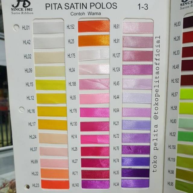 

PITA SATIN 1/4 INCH / 0,6mm PER METER