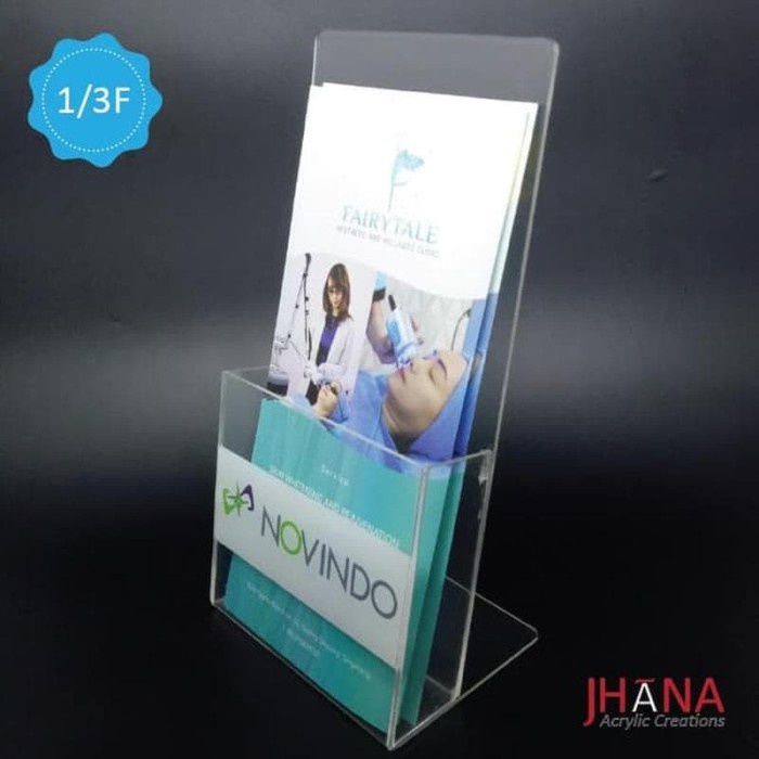 

Sale!!! Tempat Brosur Akrilik - Acrylic Brochure Holder Tb24F3 Trendi