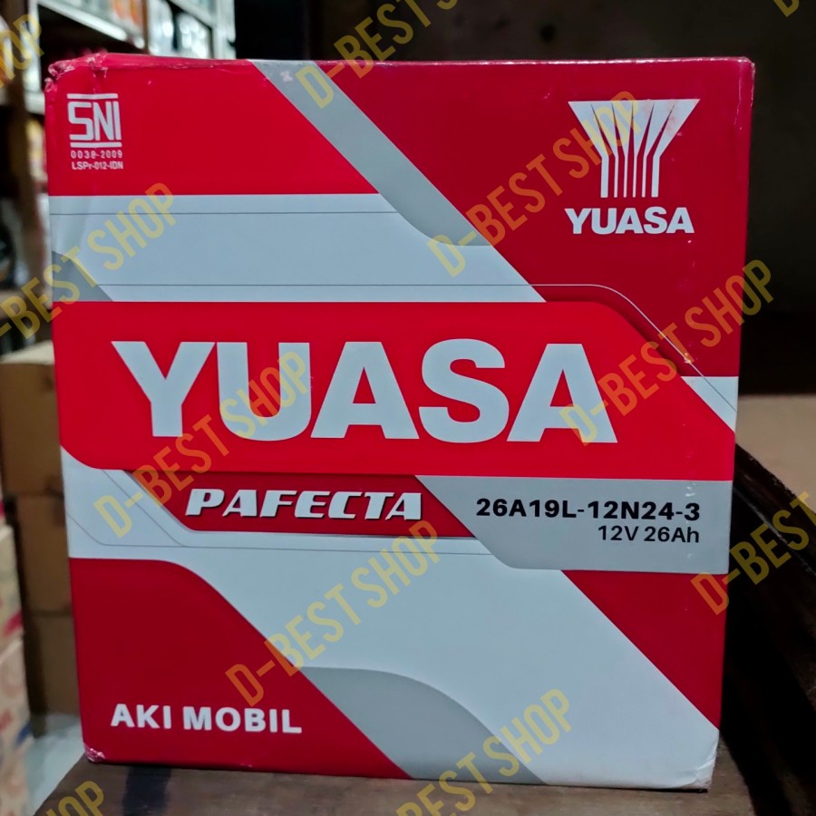 Aki BASAH YUASA Pafecta 12N24-3 12V 26 Ah