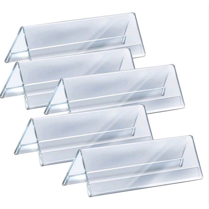 

PAPAN NAMA MEJA 7x30 CM AKRILIK 2 SISI / ACRYLIC NAME PLATE