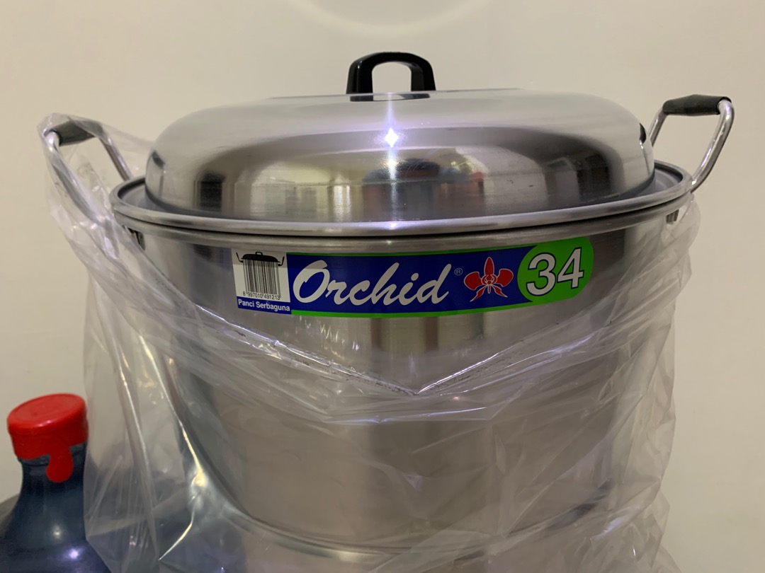 Panci Serbaguna Orchid Langseng Nasi No 30-32-34-36cm (4-8liter Nasi)