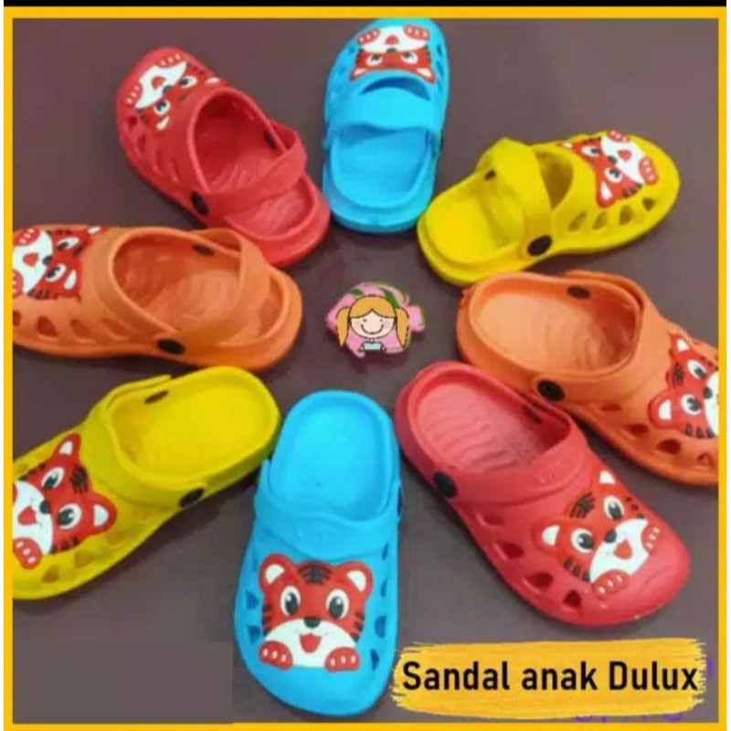 Sandal Dulux Slop Anak kecil / Sandal Karet Dulux Anak anak / Sandal Dulux Slop Anak Wanita