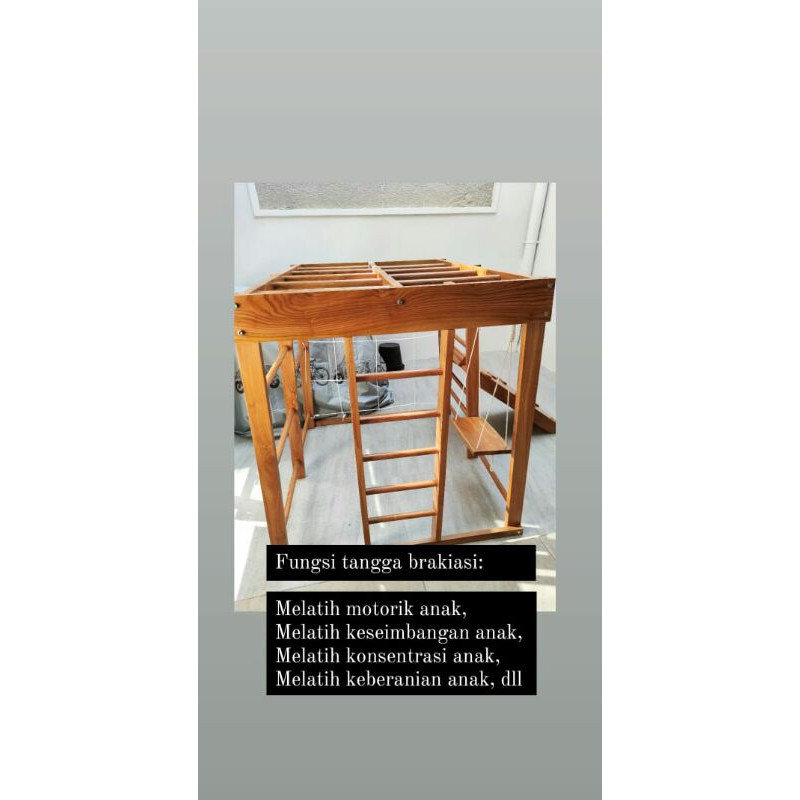 Tangga Brakiasi Anak jati, tangga Brakiasi Anak mahoni