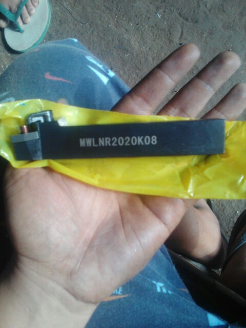 Cust Mwlnr2020k08 Holder + 10pcs Insert Karbit Wnmg080404 + Kunci Pas Untuk Mesin Bubut