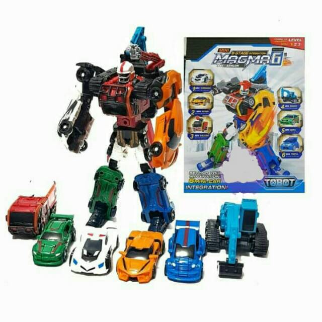 Tobot Mini Athlon MAGMA 6 B-Stage integration No.32-6 TANPA BATERAI