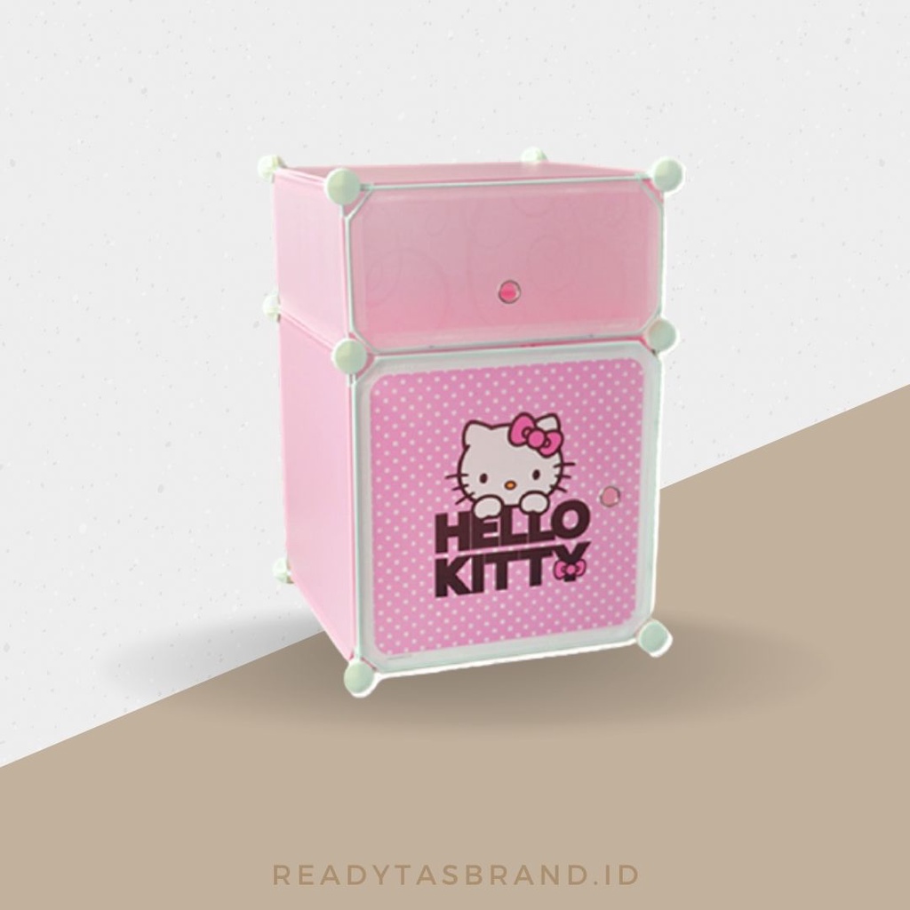 Meja Laci 2 Susun Meja Partisi Kabinet dgn Tambahan Ruang / Laci Meja Kamar Tidur / Meja Sudut G1B4