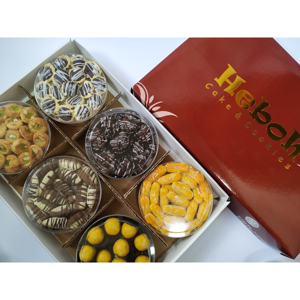 

Paket 29 Kue Kering Lebaran Premium Isi 6 Toples By Heboh Cookies