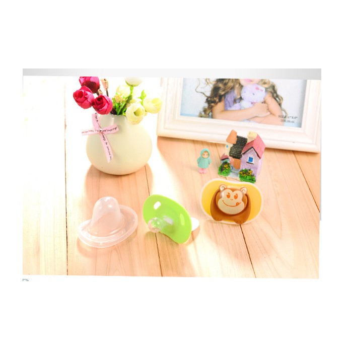 Empeng bayi / dot bayi animal lucu beruang bear Baby Pacifier / Dot Bayi / BPA FREE / Dot BULAT