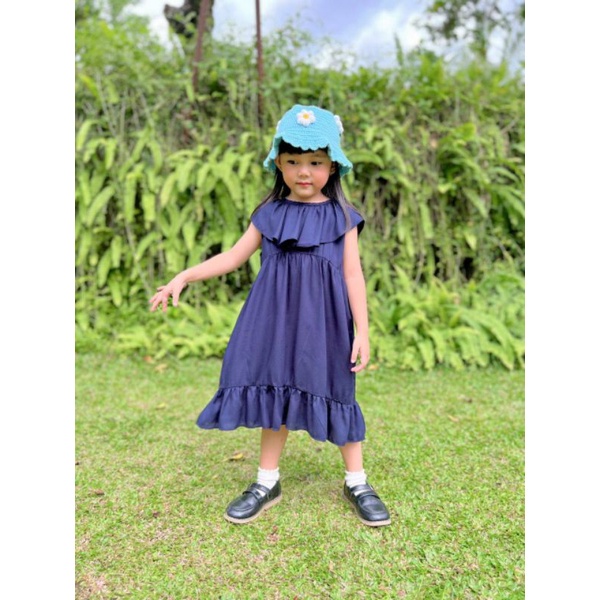 Dress Anak Loly Original Rayon Baju Anak Perempuan Super Premiuma