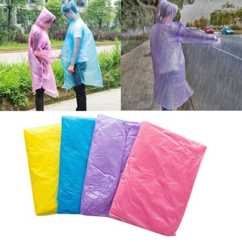 JAS HUJAN PORTABLE SEKALI PAKAI - RAIN COAT / JAS HUJAN MURAH