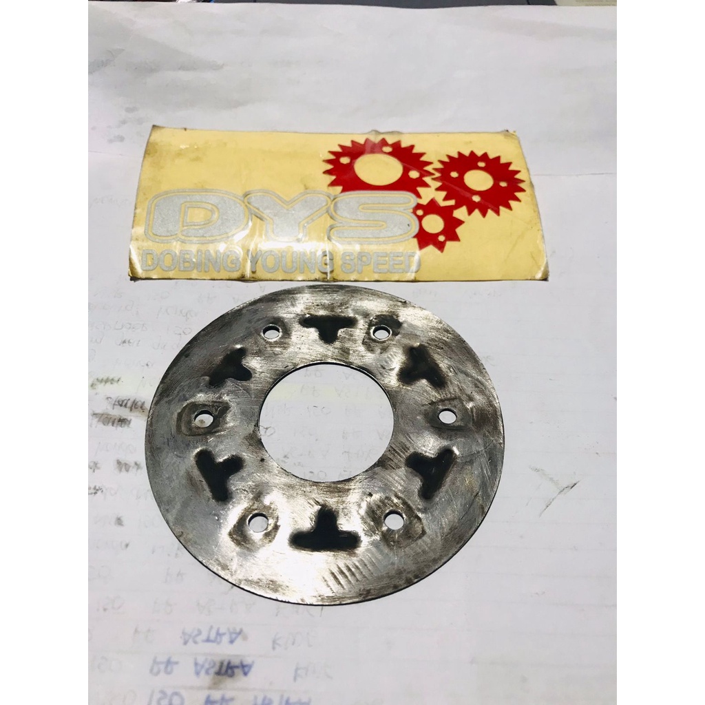 Plat besi karet gigi sekunder Honda grand prima supra star