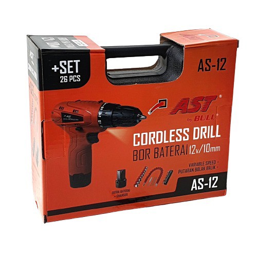 Jual Mesin Bor Tembok Baterai Cordless Drill As Ast By Bull