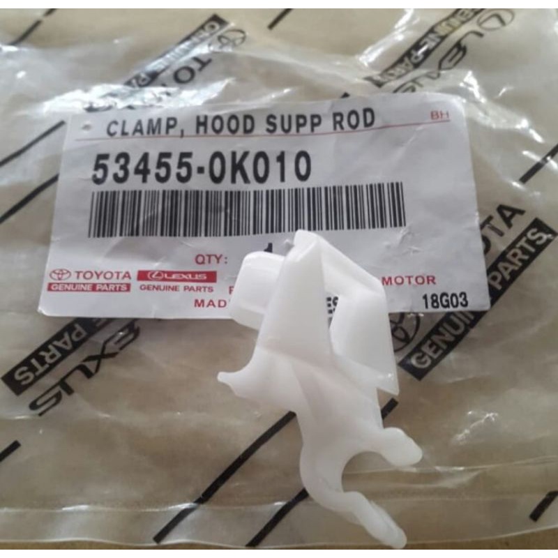 Klip Clip Tiang Penyangga Kap Mesin Innova Inova Lama 2004 2005 2006 2007 2008 2009 2010 2011 2012 2