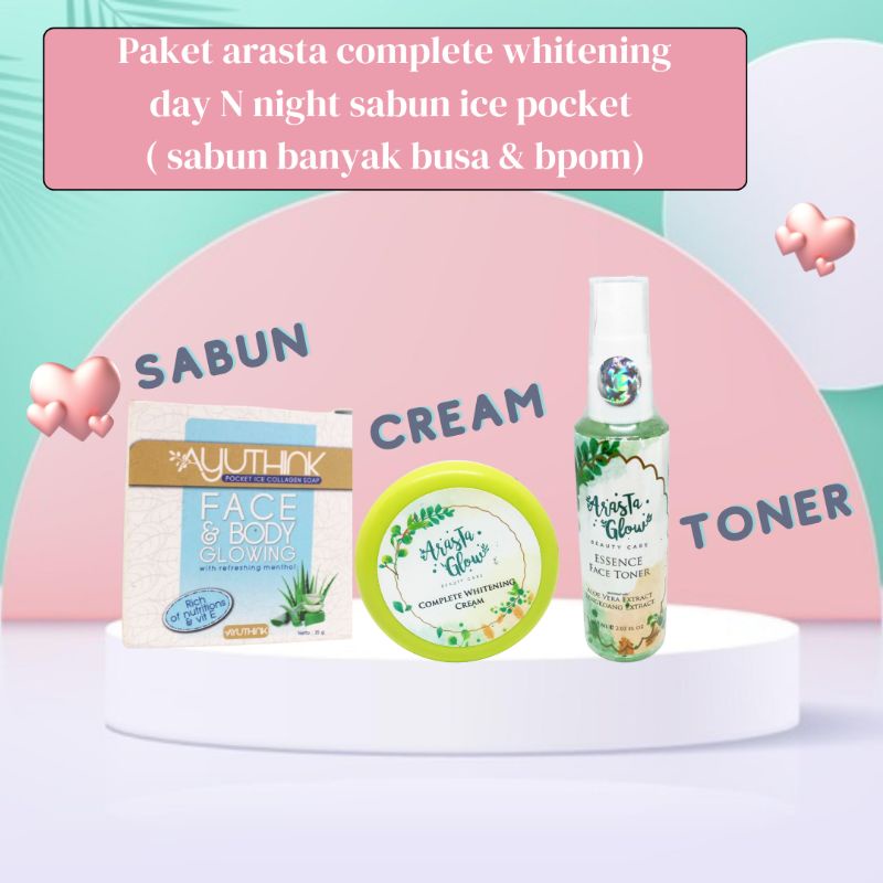 PAKET ARASTAGLOW WITH ICE POCKET COLLAGEN SOAP